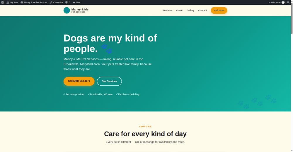 Marley & Me Pet Services