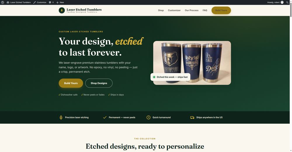 Pine Tree Tumblers