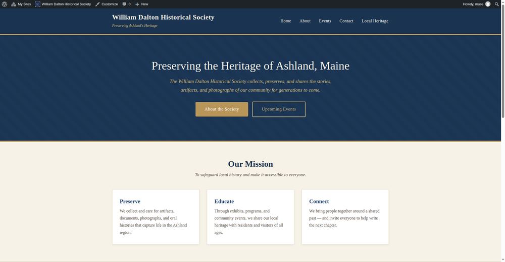William Dalton Historical Society